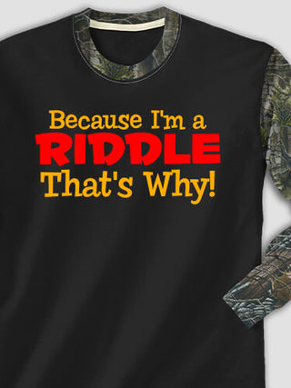 That's Why : Printed 2-Tone Camo Long Sleeves