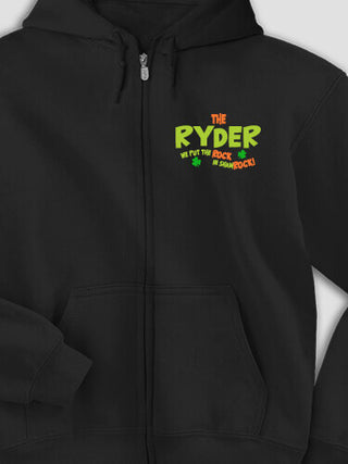 ShamROCK : Embroidered Zip Hoodies