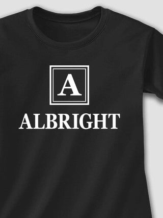 Square Monogram : Adult Ladies Fitted T-Shirt