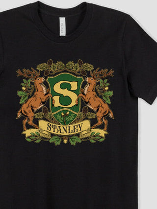 Stag Coat Of Arms : Premium Printed T-Shirts