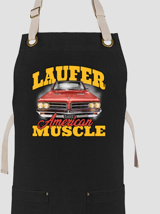 American Muscle Car : Printed Canvas Work Aprons