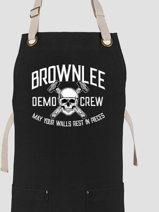 Demo Crew : Printed Canvas Work Aprons