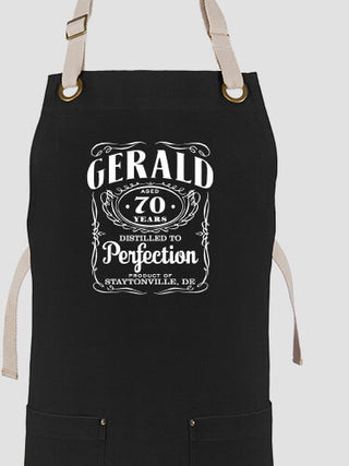 Distilled to Perfection : Printed Canvas Work Aprons
