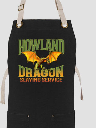 Dragon Slaying : Printed Canvas Work Aprons