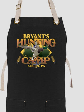 Duck Hunting Camp : Printed Canvas Work Aprons