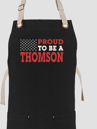 Family Flag : Printed Canvas Work Aprons