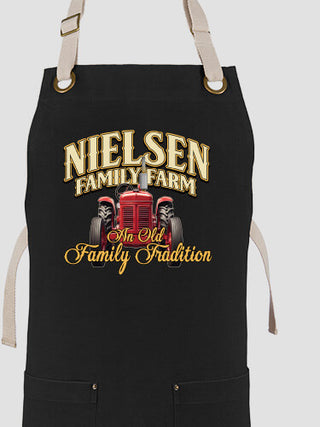 Farming Family Tradition : Printed Canvas Work Aprons