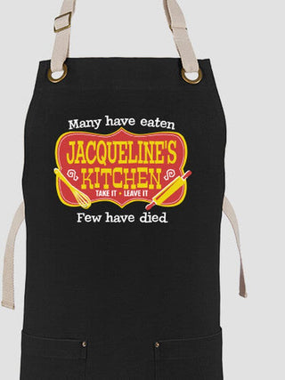 Few Have Died Kitchen : Printed Canvas Work Aprons