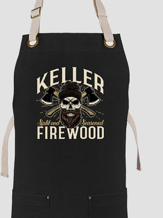Firewood : Printed Canvas Work Aprons