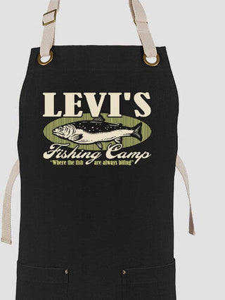 Fishing Camp : Printed Canvas Work Aprons
