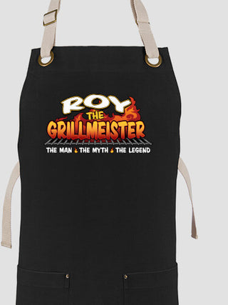 Grillmeister : Printed Canvas Work Aprons