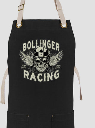 Racing Skull : Printed Canvas Work Aprons