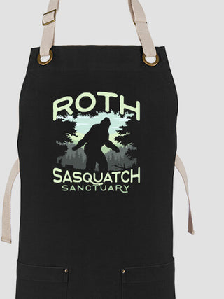 Sasquatch Sanctuary : Printed Canvas Work Aprons