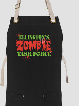 Zombie Task Force : Printed Canvas Work Aprons