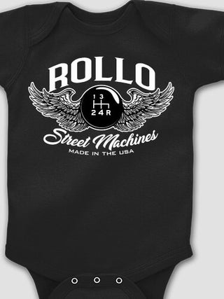 Street Machines : Printed Baby Bodysuits