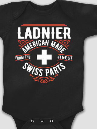 Swiss Parts : Printed Baby Bodysuits