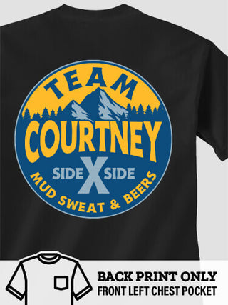 Team Side By Side : Printed Pocket T-Shirts