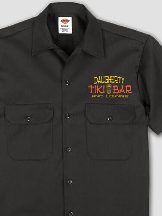 Tiki Bar : Embroidered Work Shirts