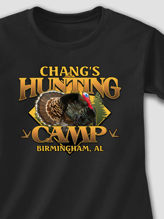 Turkey Hunting Camp : Printed T-Shirts