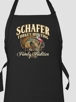 Turkey Hunting Family Tradition : Printed Aprons
