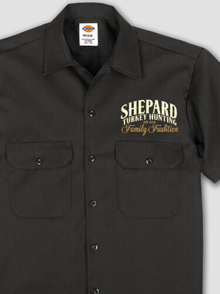 Turkey Hunting Family Tradition : Embroidered Work Shirts