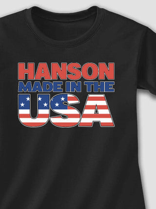 USA Family : Adult Ladies Fitted T-Shirt