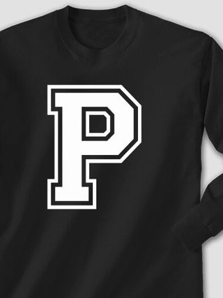Varsity Letter : Printed Long Sleeves