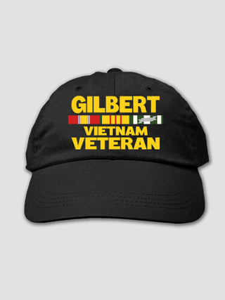 Vietnam Veteran : Embroidered Baseball Hats