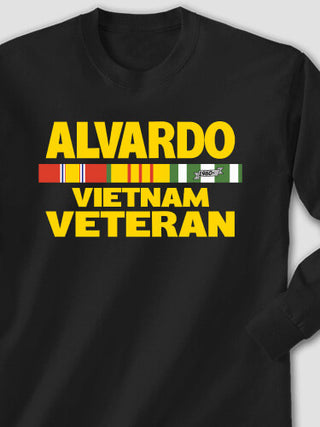 Vietnam Veteran : Printed Long Sleeves