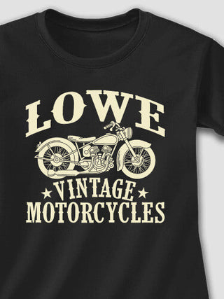 Vintage Motorcycles : Adult Ladies Fitted T-Shirt