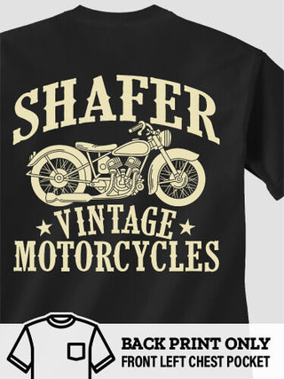 Vintage Motorcycles : Printed Pocket T-Shirts