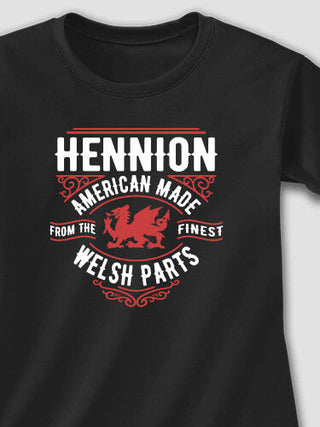 Welsh Parts : Adult Ladies Fitted T-Shirt