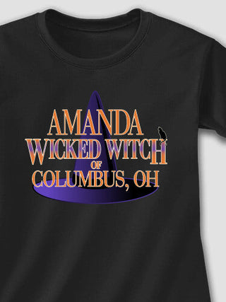 Wicked Witch : Adult Ladies Fitted T-Shirt