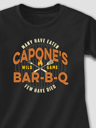 Wild Game Few Have Died BBQ : Adult Ladies Fitted T-Shirt