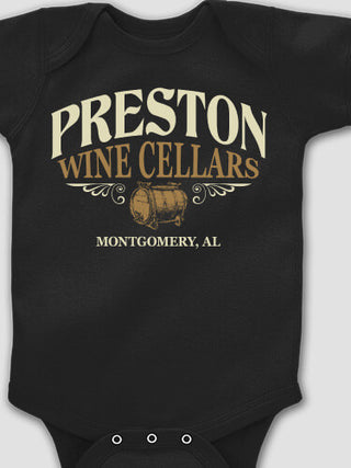Wine Cellars : Printed Baby Bodysuits