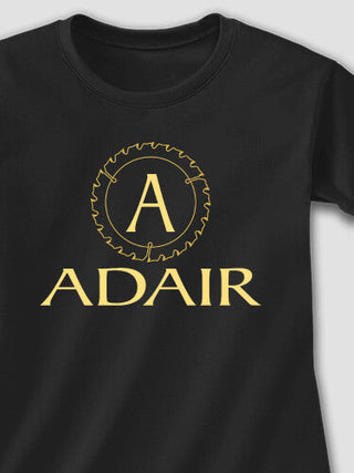 Woodworking Monogram : Adult Ladies Fitted T-Shirt