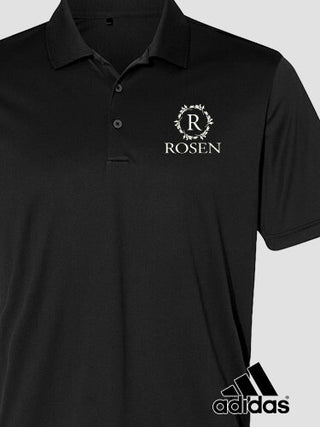 Wreath Monogram : Embroidered Adidas&reg; Polo Shirts