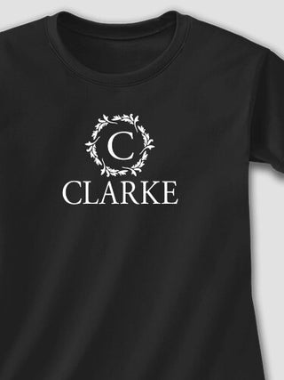 Wreath Monogram : Printed T-Shirts