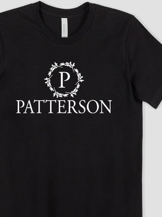 Wreath Monogram : Printed T-Shirts