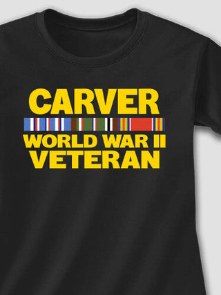 WW2 European Veteran : Adult Ladies Fitted T-Shirt