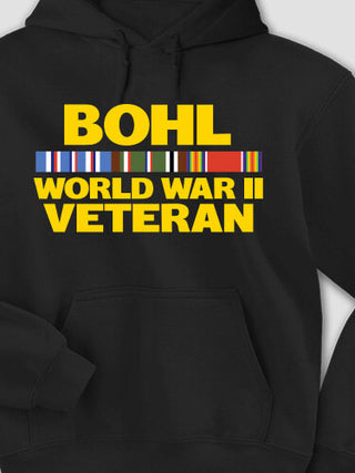 WW2 European Veteran : Printed Hoodies