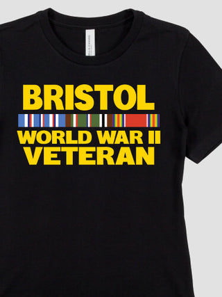 WW2 European Veteran : Premium Ladies T-Shirts