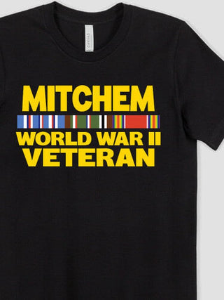 WW2 European Veteran : Premium Printed T-Shirts