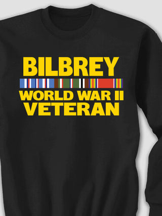 WW2 European Veteran : Printed Sweatshirts