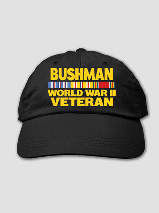WW2 Pacific Veteran : Embroidered Baseball Hats