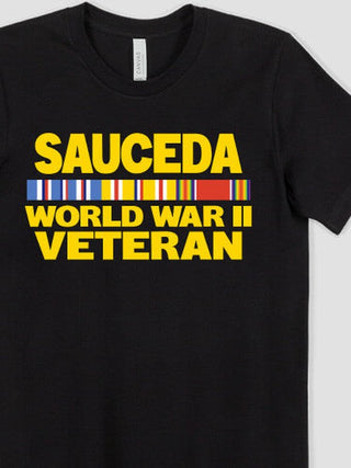 WW2 Pacific Veteran : Premium Printed T-Shirts