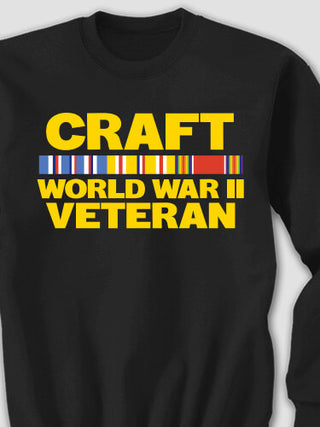 WW2 Pacific Veteran : Printed Sweatshirts