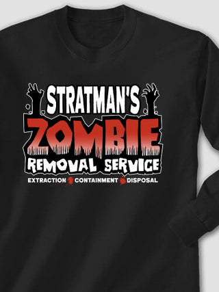 Zombie Removal Service : Printed Long Sleeves