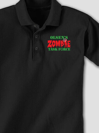 Zombie Task Force : Embroidered Polo Shirts