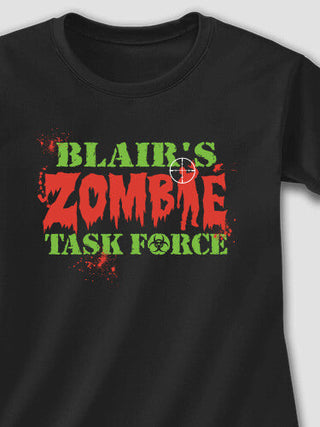Zombie Task Force : Adult Ladies Fitted T-Shirt